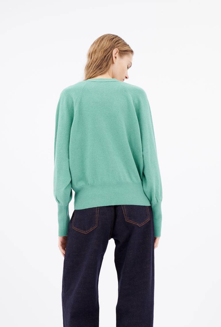 Odeeh Light Cashmere Cardigan, Mermaid Green Rabatte dieses Monats