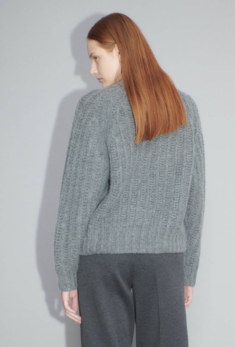 Odeeh Cashair Cardigan, Heather Grey Online