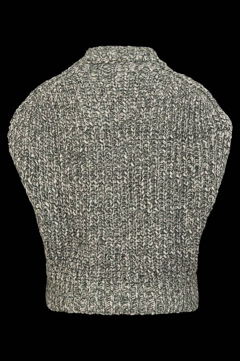 Odeeh Marbled Alpaca Wool Pullunder, Verdigris Hotsell