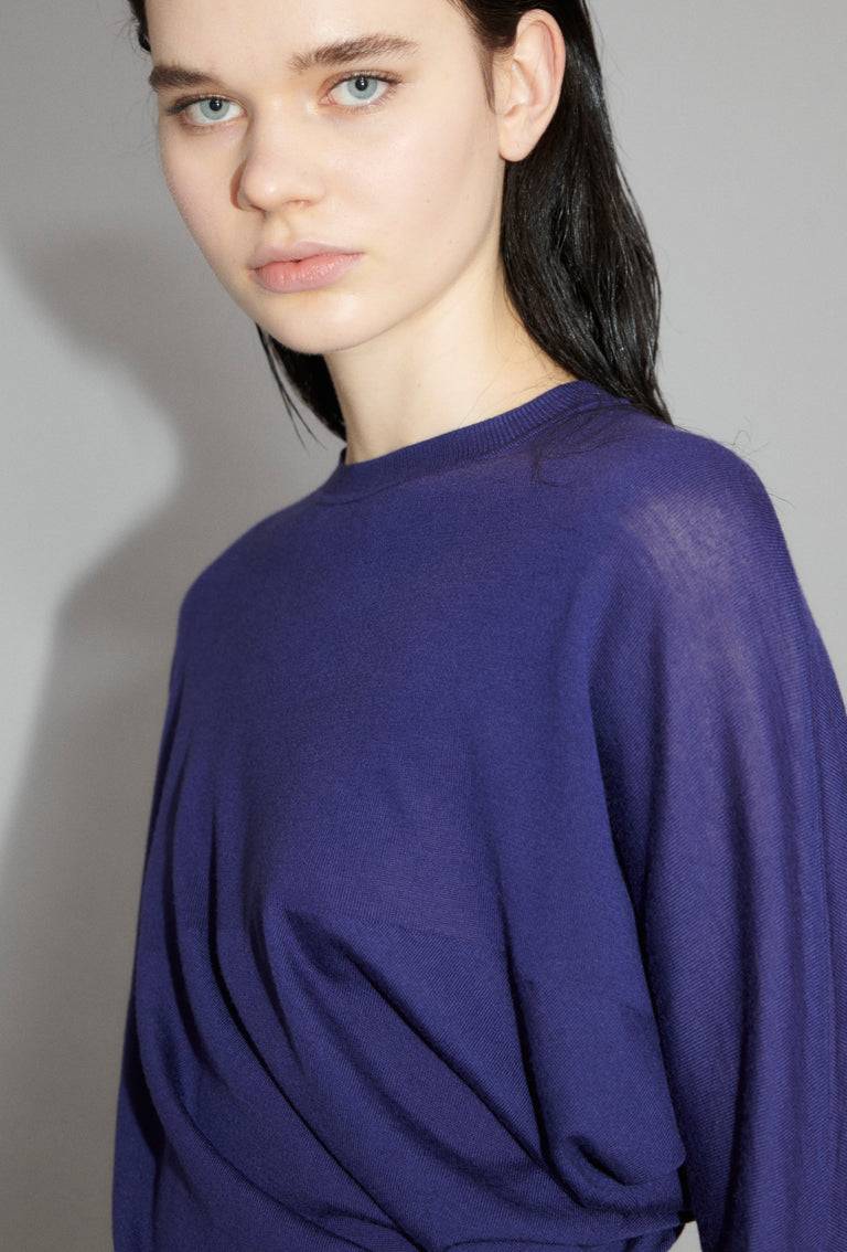 Odeeh Merino Extrafine Pullover, Plum im Angebot