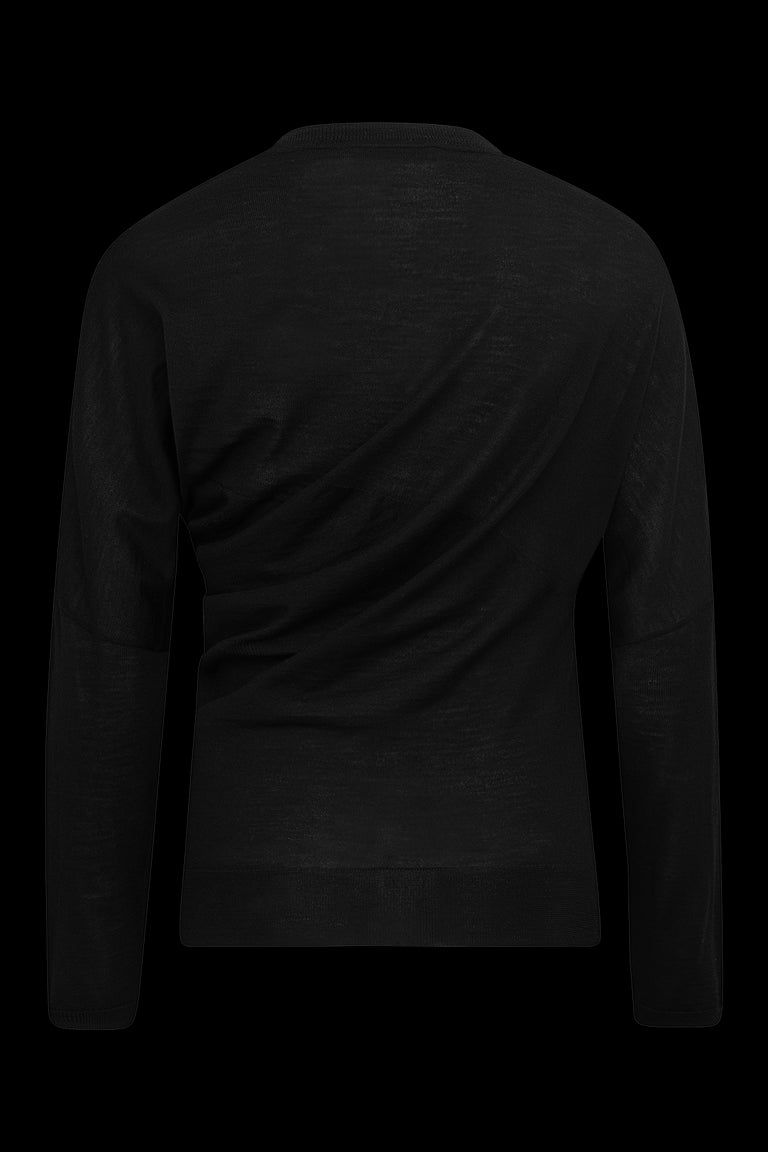 Odeeh Merino Extrafine Pullover, Jet Black Günstiger Verkauf