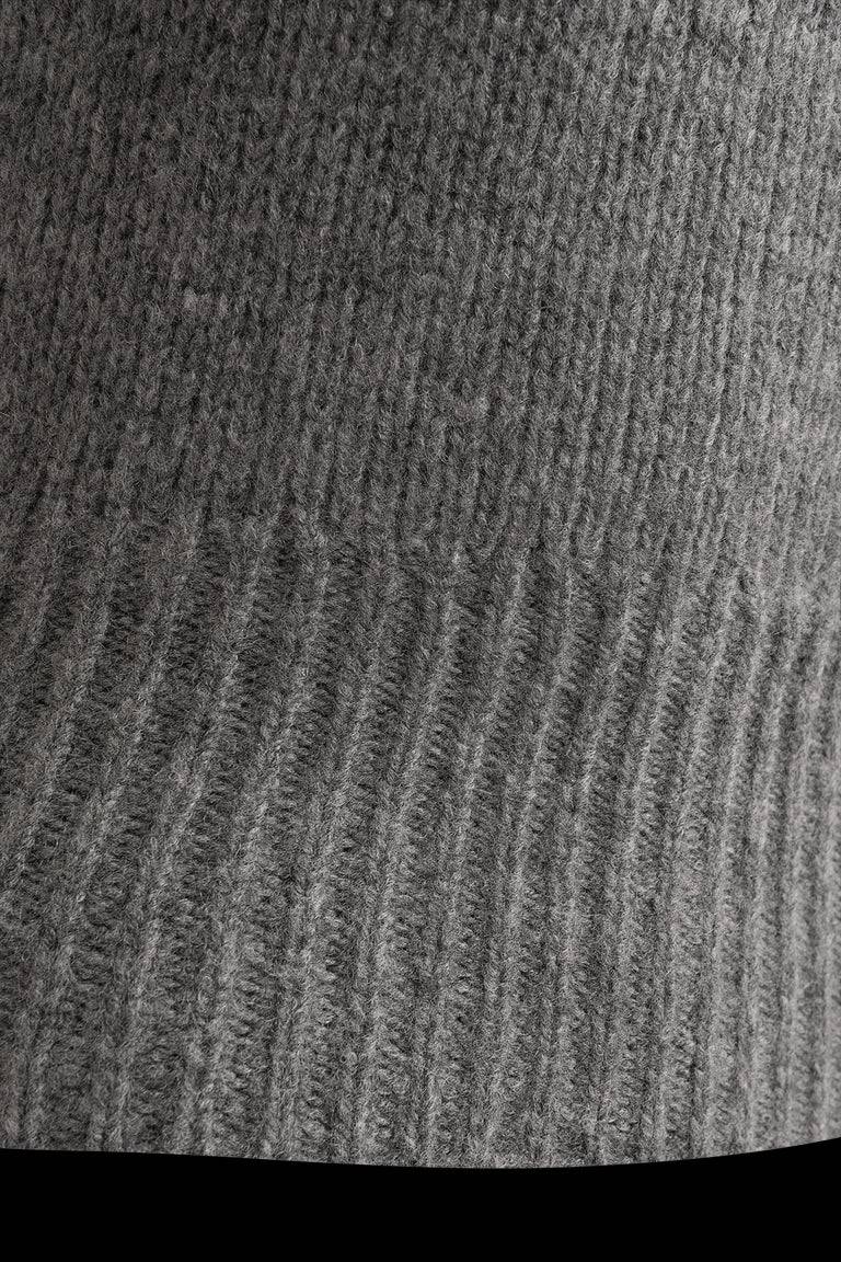 Odeeh Cashair Top, Heather Grey Fabrik Onlineshop