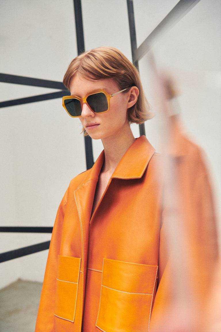 Odeeh NEUBAU Phaedra Sonnenbrille, Honey/Gold Sonderangebot