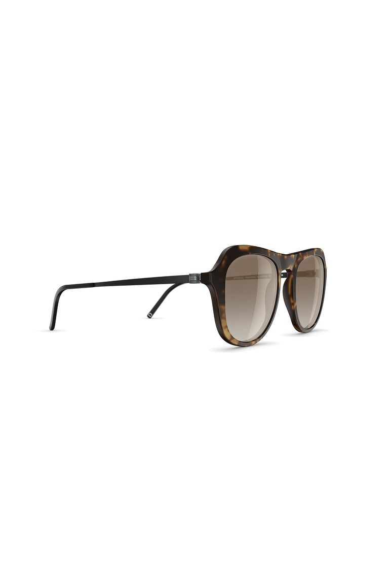 Odeeh NEUBAU Alexis Sonnenbrille, Dark Tortoise Matte / Black Flash Sale
