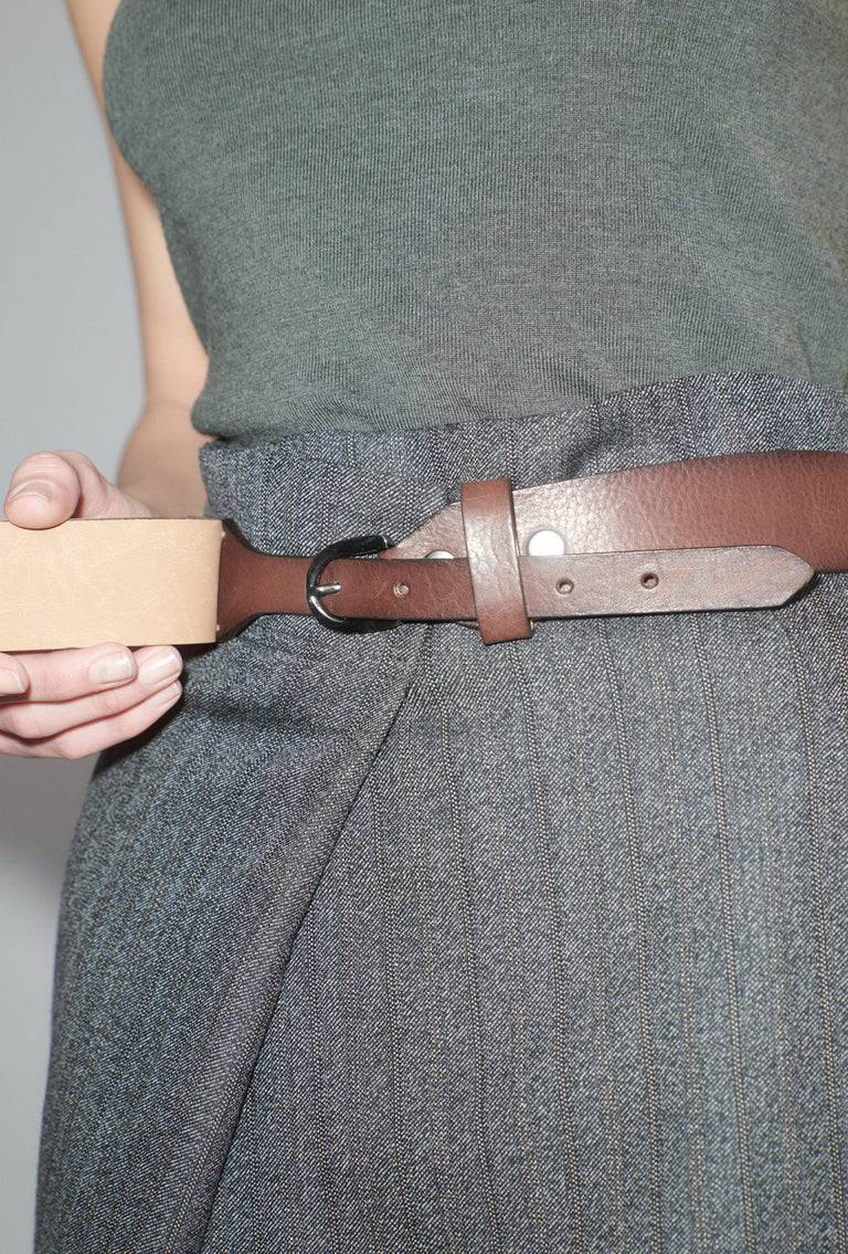 Odeeh Leather Belt, Toffee Jubiläumsangebot