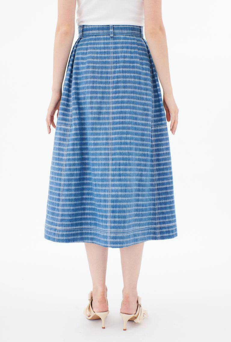 Odeeh Italian Denim Washed Indigo Stripe Rock, Light Indigo Bis zu 65% Rabatt