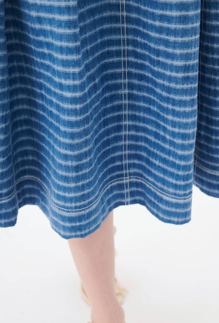 Odeeh Italian Denim Washed Indigo Stripe Rock, Light Indigo Bis zu 65% Rabatt