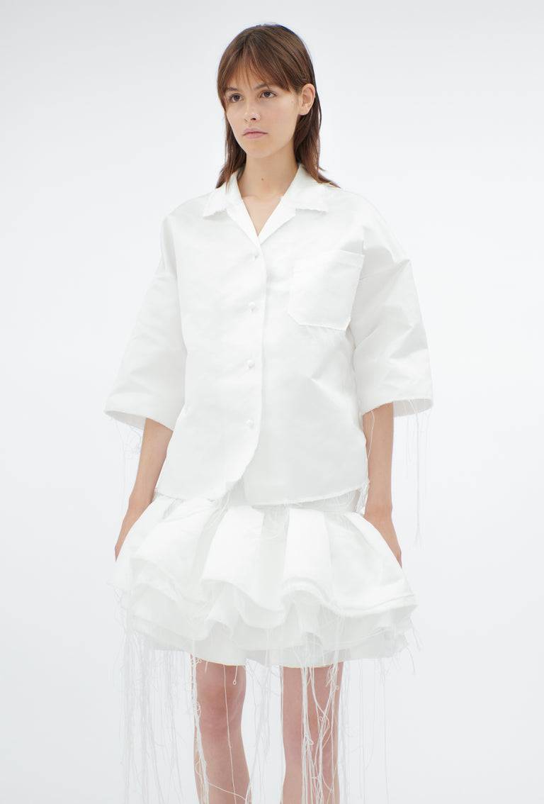 Odeeh Duchesse Bluse, White Rabatt