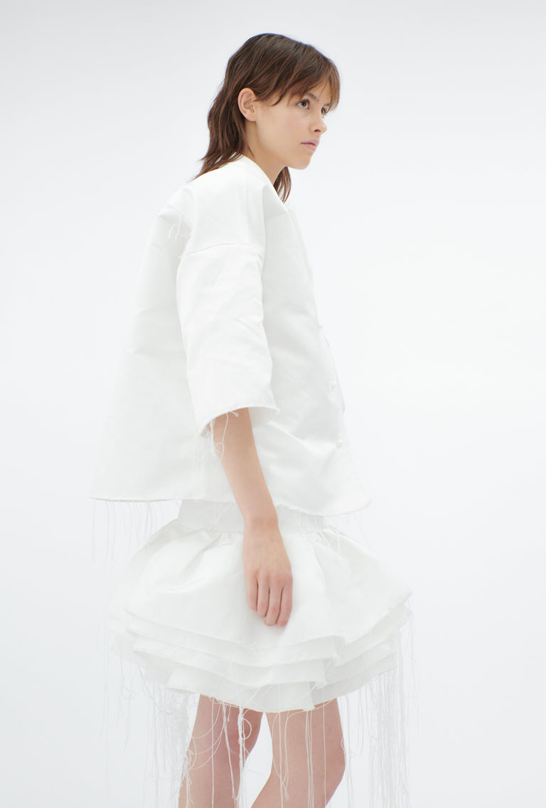 Odeeh Duchesse Bluse, White Rabatt