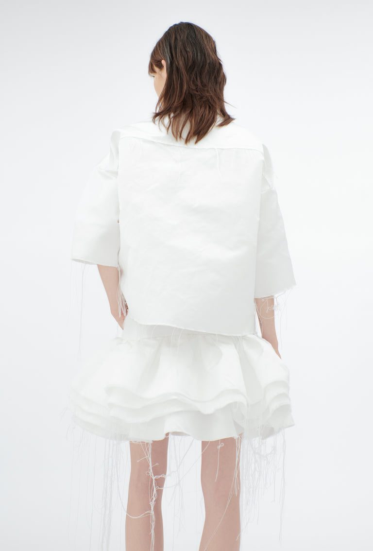 Odeeh Duchesse Bluse, White Rabatt