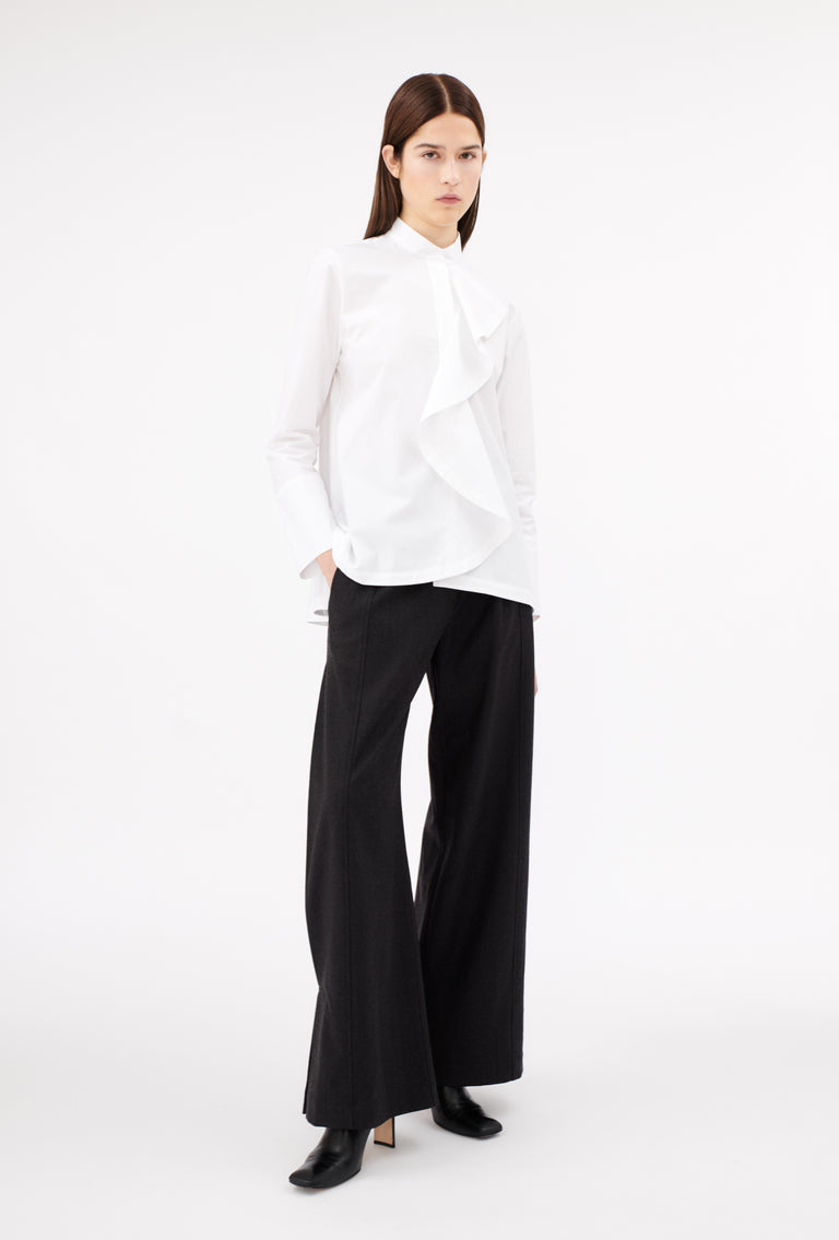 Odeeh Poplin Bluse, White Günstig kaufen