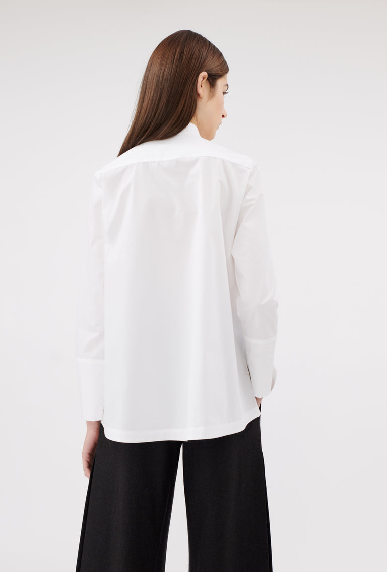 Odeeh Poplin Bluse, White Günstig kaufen