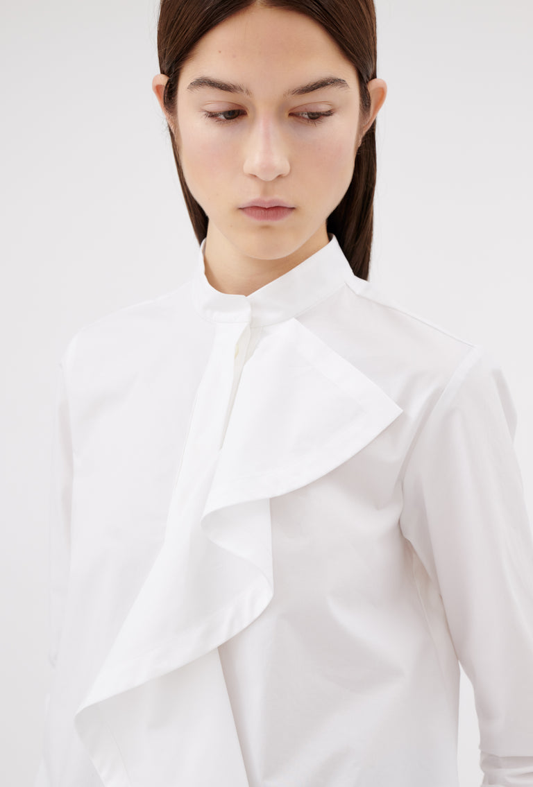 Odeeh Poplin Bluse, White Günstig kaufen