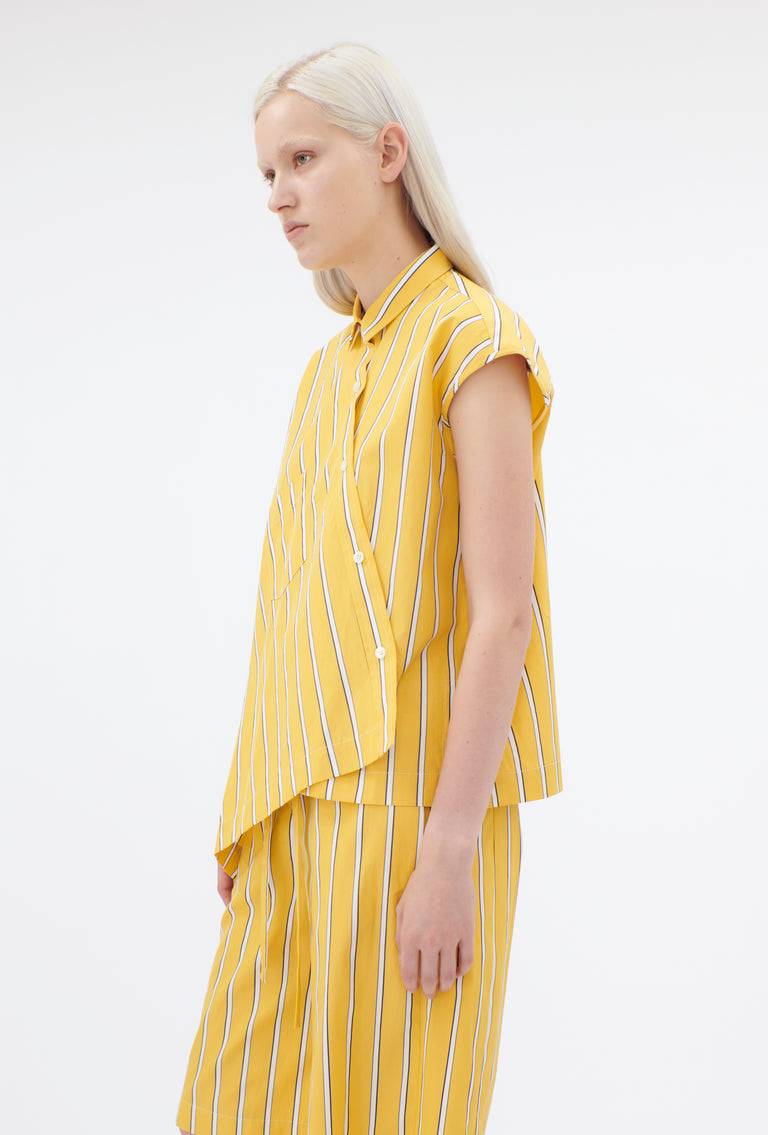 Odeeh Men's Stripe Bluse, Dandelion Versandkostenfrei