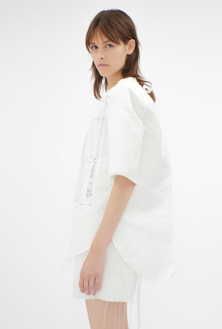 Odeeh Duchesse Bluse, White Flash Sale