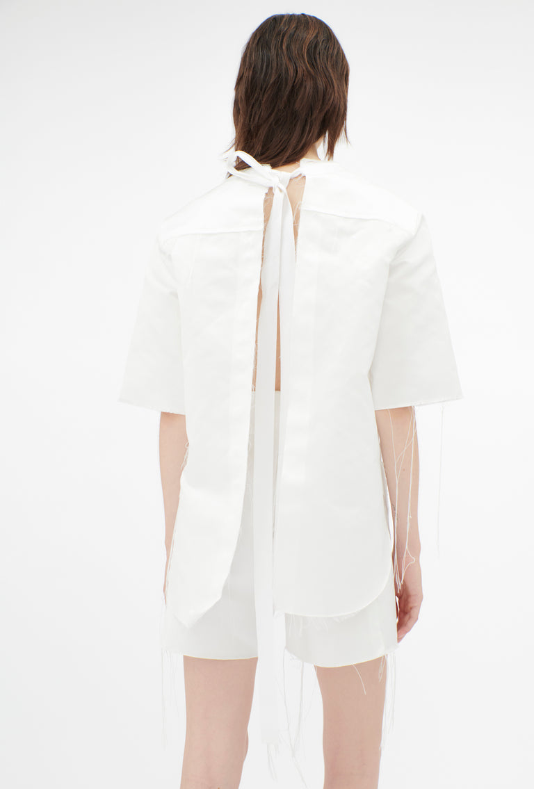 Odeeh Duchesse Bluse, White Flash Sale