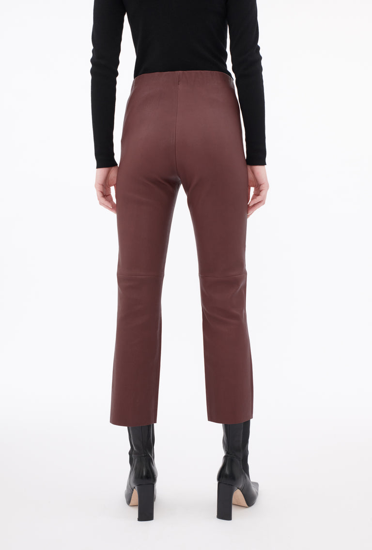 Odeeh Nappa Stretch Lederhose, Chianti Heißer Verkauf