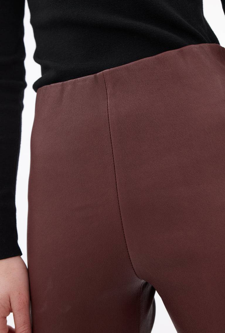 Odeeh Nappa Stretch Lederhose, Chianti Heißer Verkauf