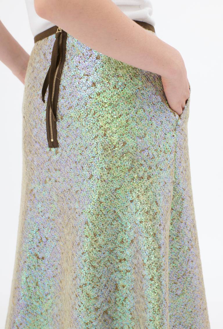 Odeeh Hazy Sequins Rock, Mermaid green Exklusive Angebote