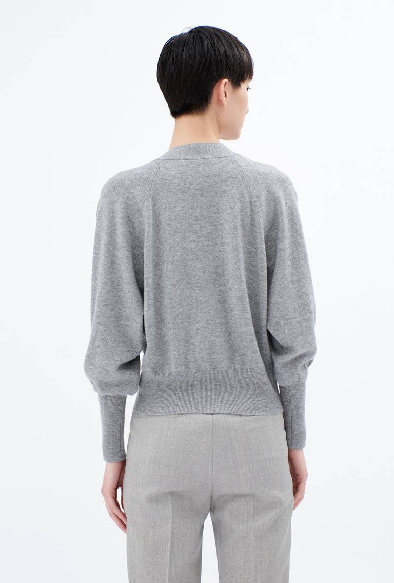 Odeeh Light Cashmere Knit Cardigan, Heather Grey Tägliche Deals