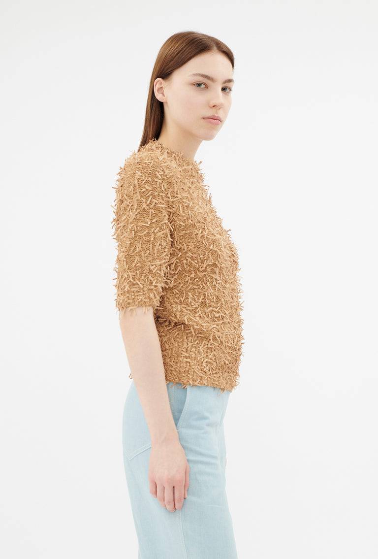 Odeeh Snippets Pullover, Brown Sugar Letzte 3 Tage