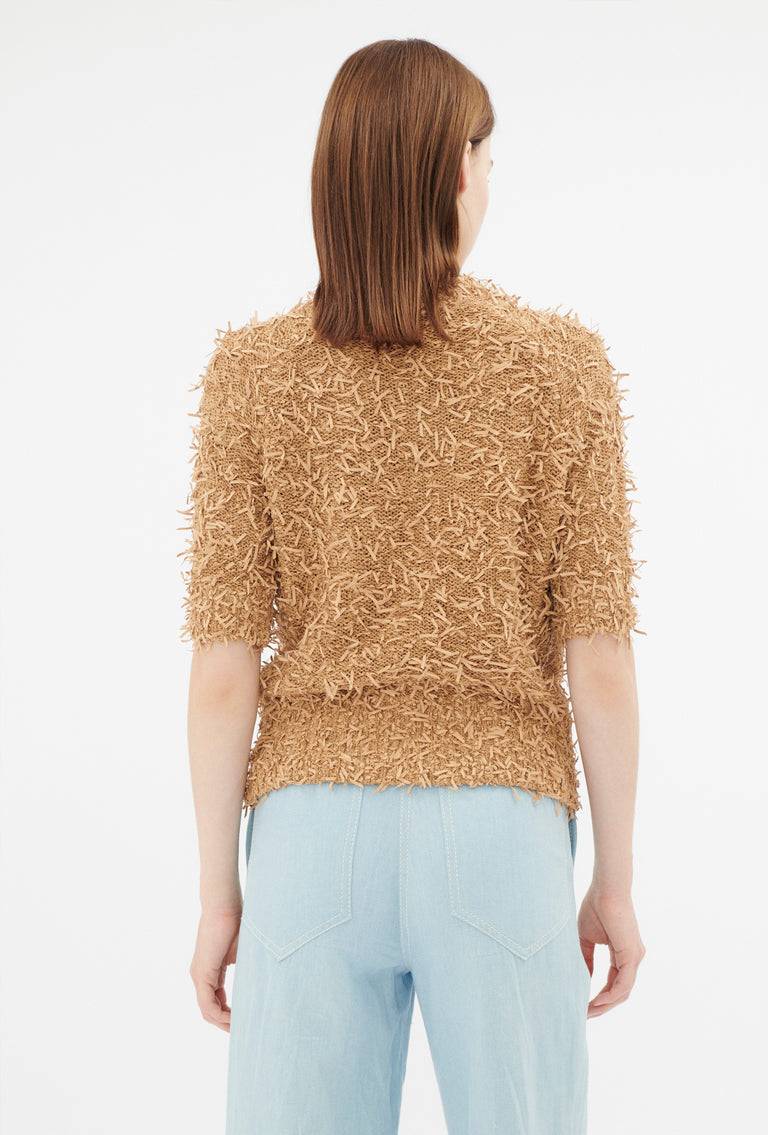 Odeeh Snippets Pullover, Brown Sugar Letzte 3 Tage