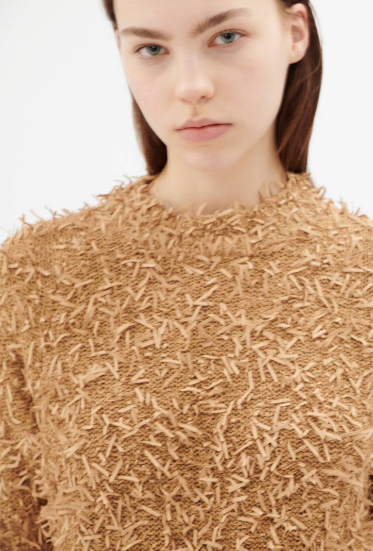 Odeeh Snippets Pullover, Brown Sugar Letzte 3 Tage