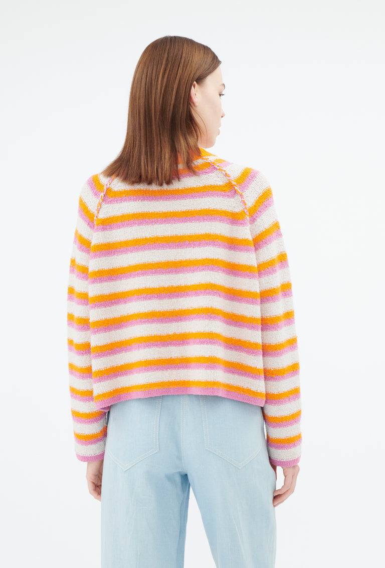Odeeh Lido Stripe Pullover, Powder Letzte 2 Tage