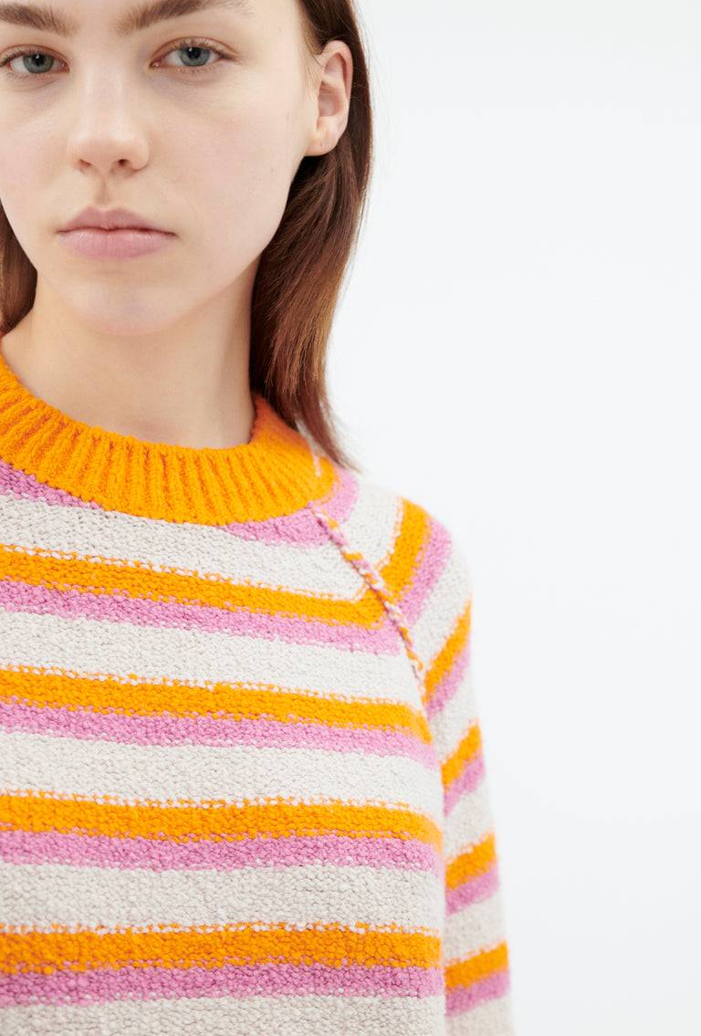 Odeeh Lido Stripe Pullover, Powder Letzte 2 Tage