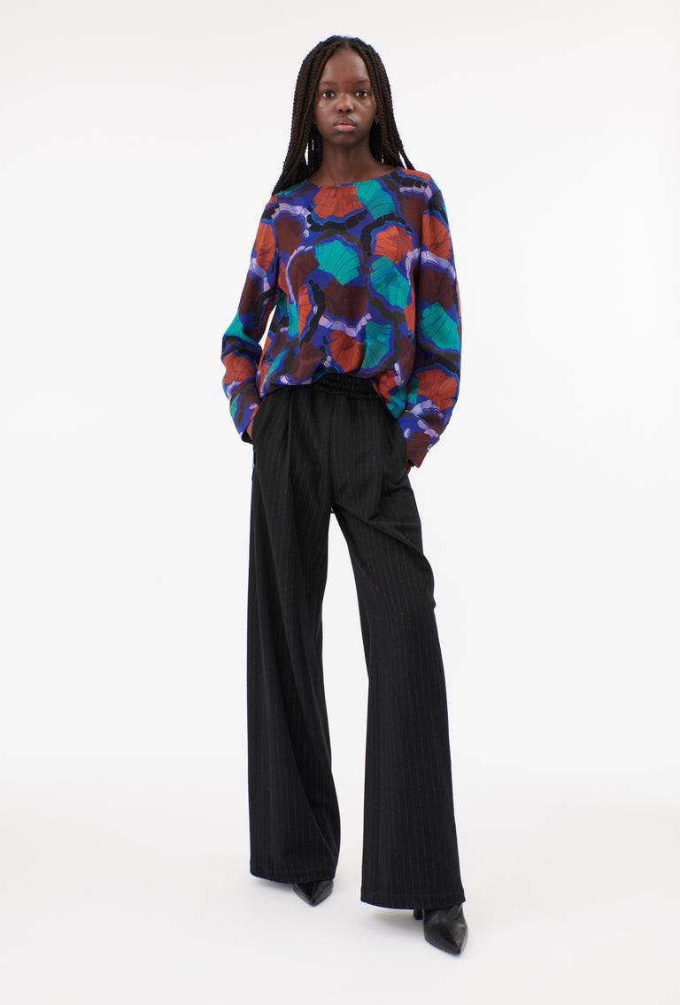 Odeeh Fans Bluse, Peacock Bis zu 60% Rabatt