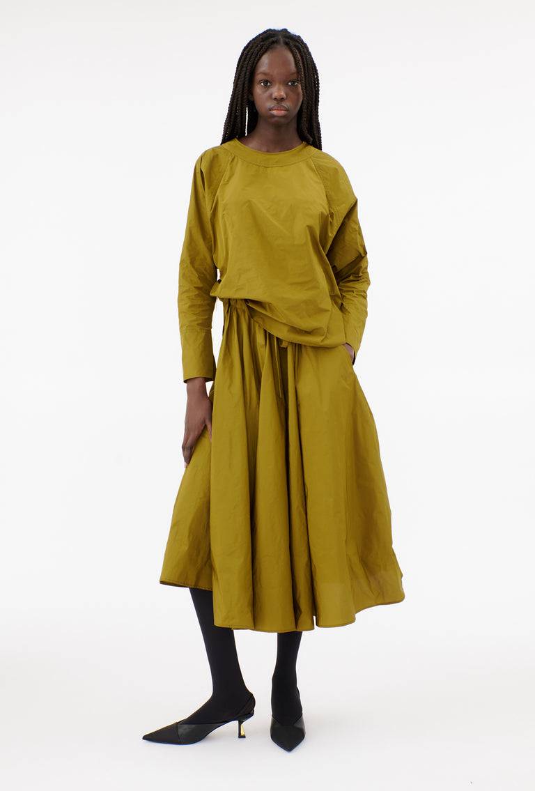 Odeeh Ultra Light Taffeta Shirt, Goldolive Nur für heute