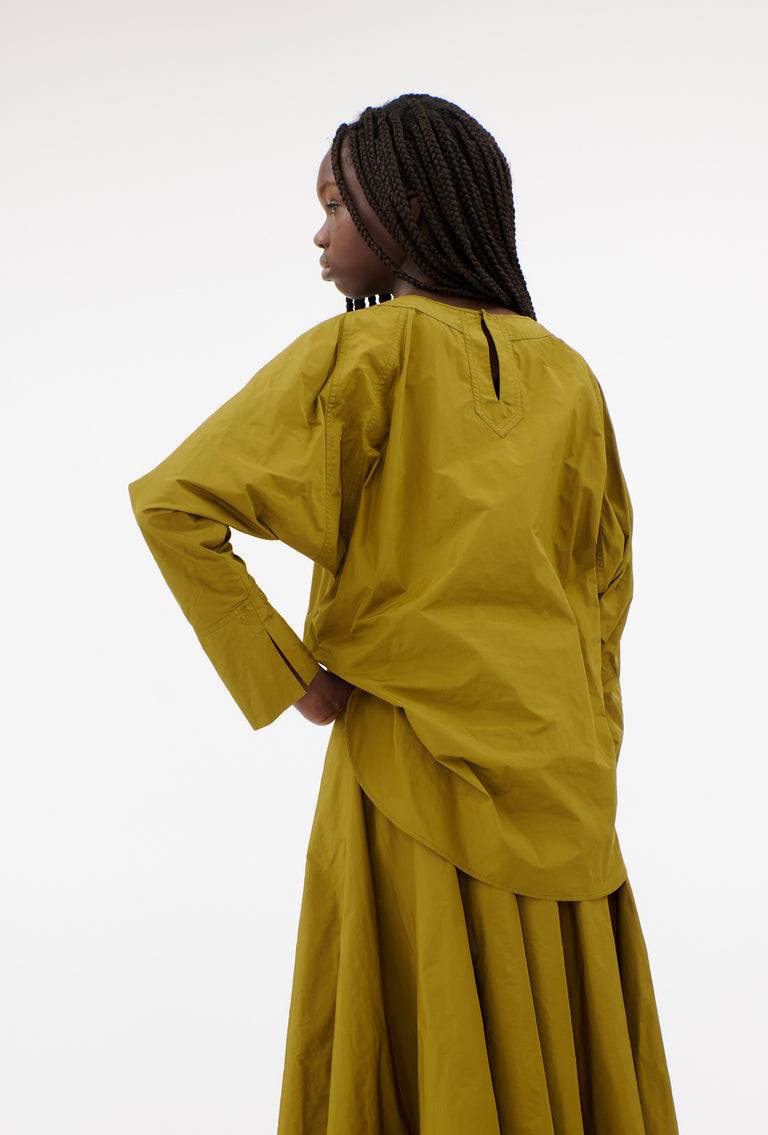 Odeeh Ultra Light Taffeta Shirt, Goldolive Nur für heute