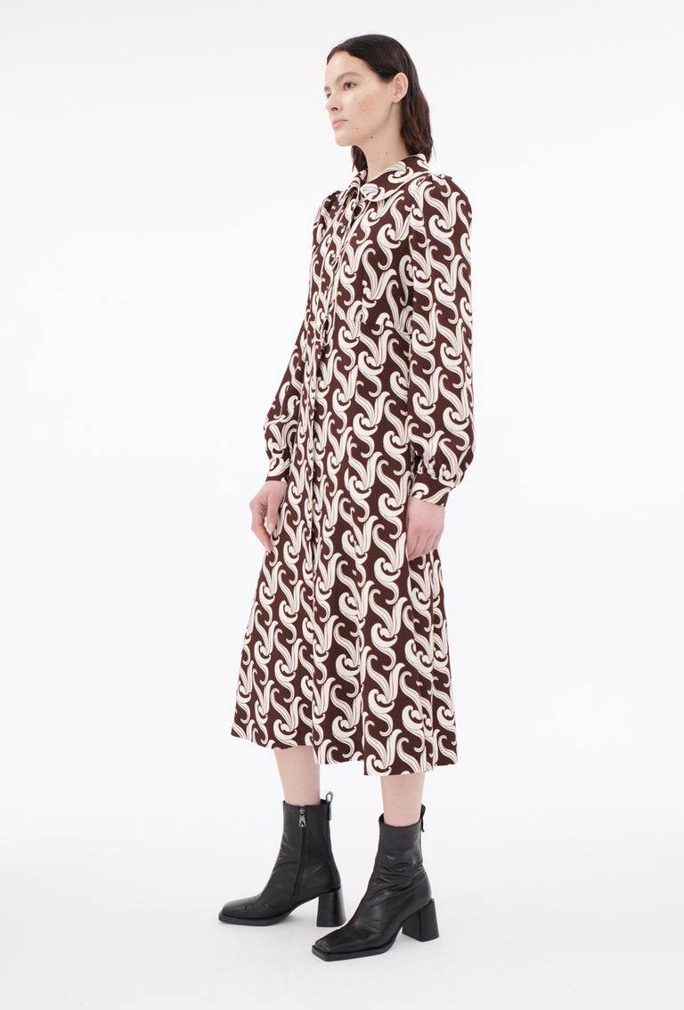 Odeeh Locks Kleid, Dark Chocolate Vierteljährliche Förderung