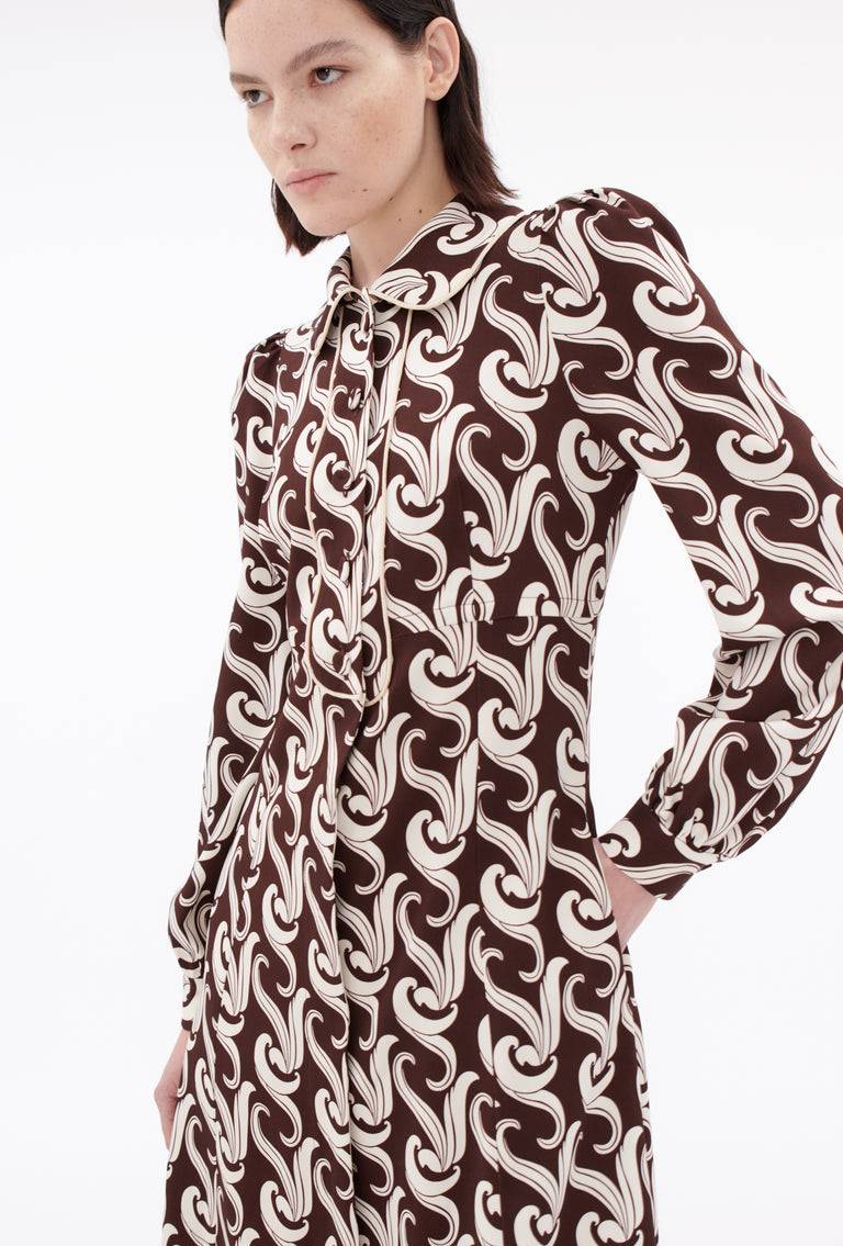 Odeeh Locks Kleid, Dark Chocolate Vierteljährliche Förderung