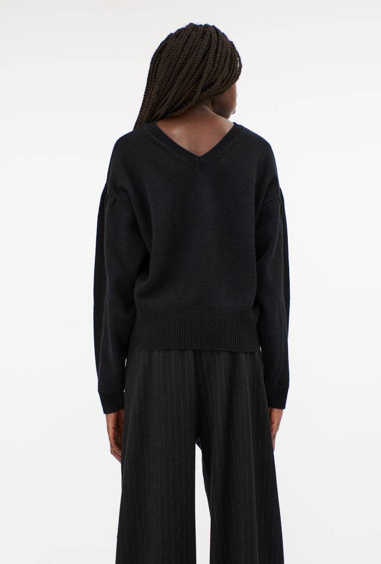 Odeeh Cash-Wool Mix Pullover, Jet Black Bis zu 55% Rabatt