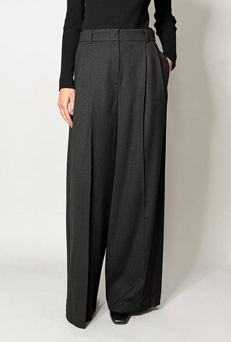 Odeeh Stretch Flannel Hose, Basalt Super Rabatt