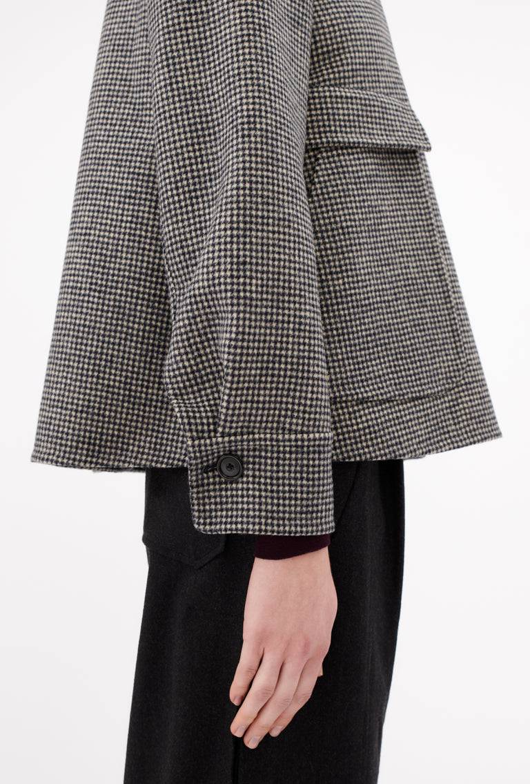 Odeeh Double Check "Made in Germany" Jacke, Black White Riesige Rabatte