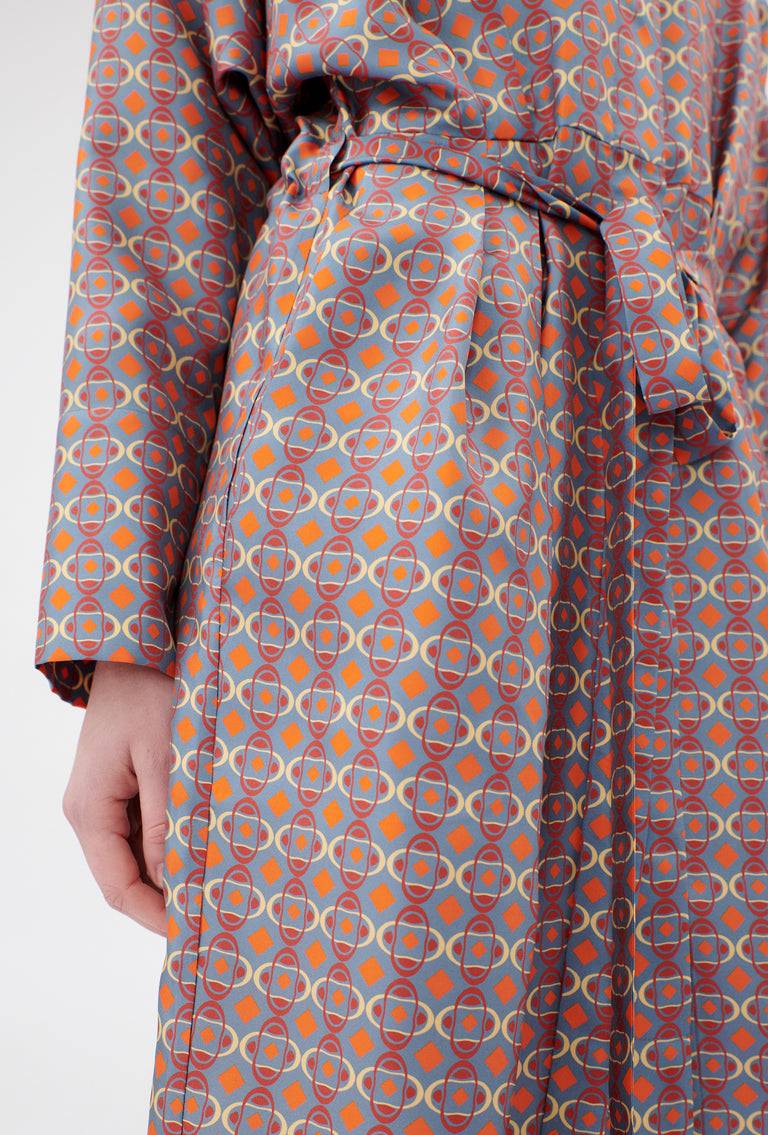 Odeeh Ovals & Squares Kleid, Stone Begrenzt auf 3 Tage
