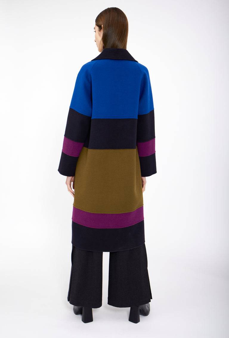 Odeeh Double Face Cashmere-Wool Mantel, Multicolor 50% Rabatt für begrenzte Zeit