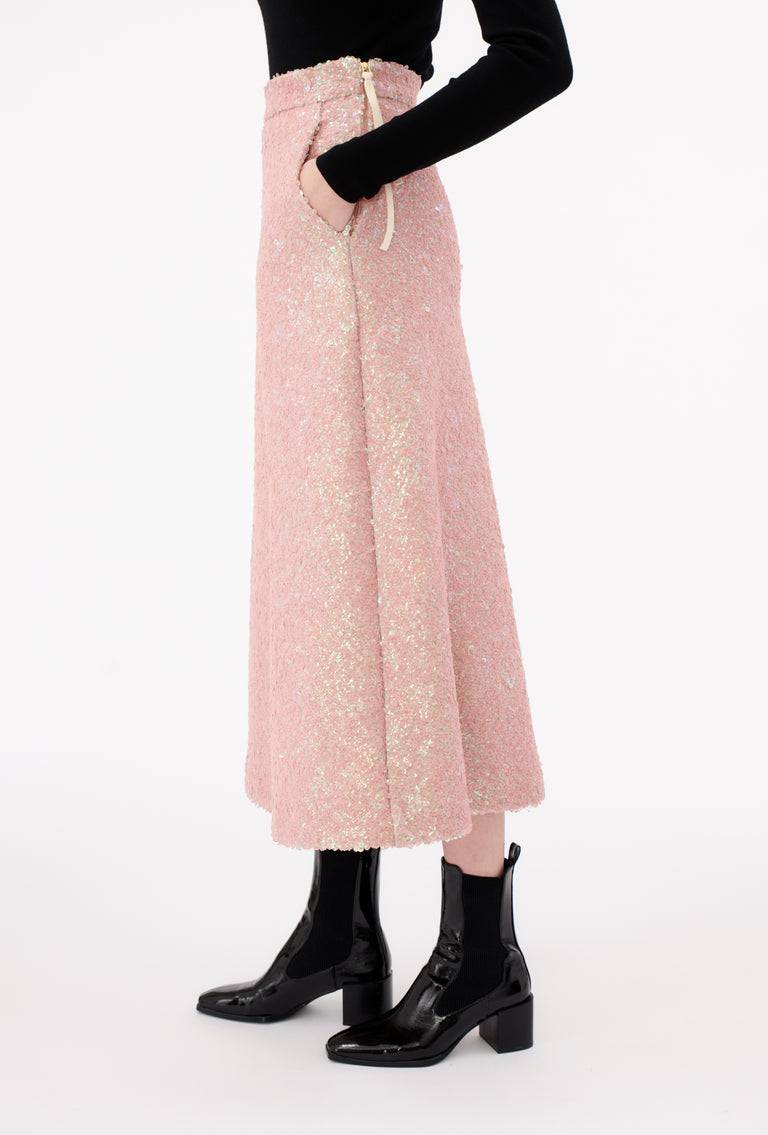 Odeeh Terry Sequins Rock, Rosé Verkauf
