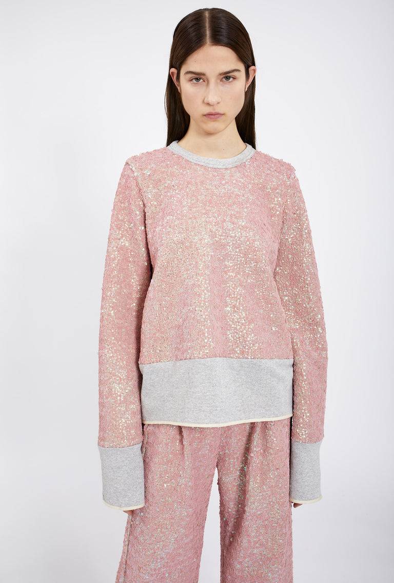 Odeeh Terry Sequins Shirt, Rosé Schlussverkauf