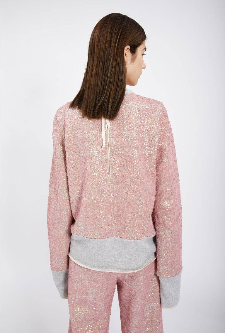 Odeeh Terry Sequins Shirt, Rosé Schlussverkauf
