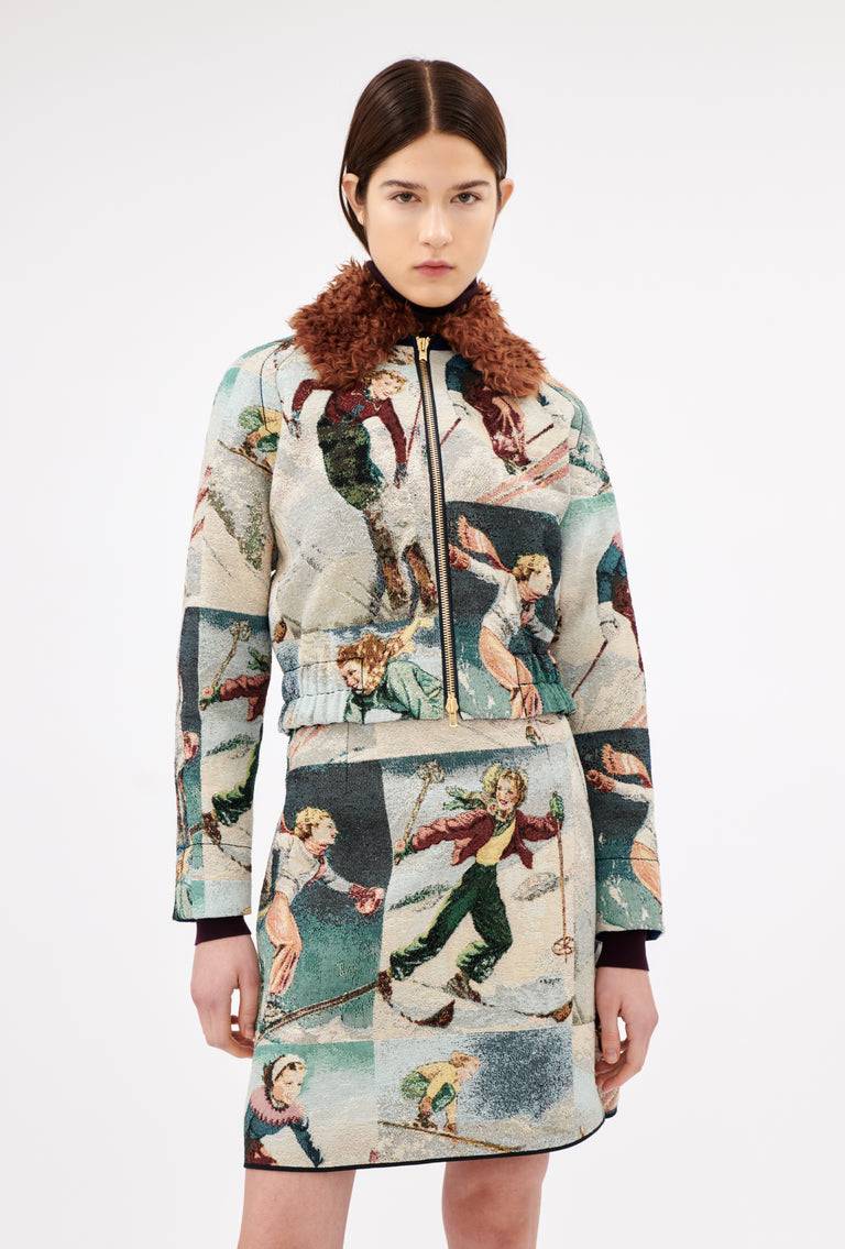 Odeeh Alpine Postcards Jacke, Multicolor Valentinstagsangebot