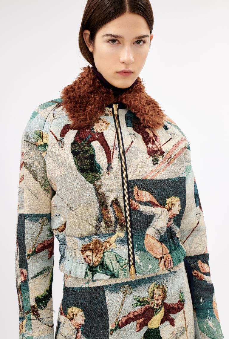 Odeeh Alpine Postcards Jacke, Multicolor Valentinstagsangebot