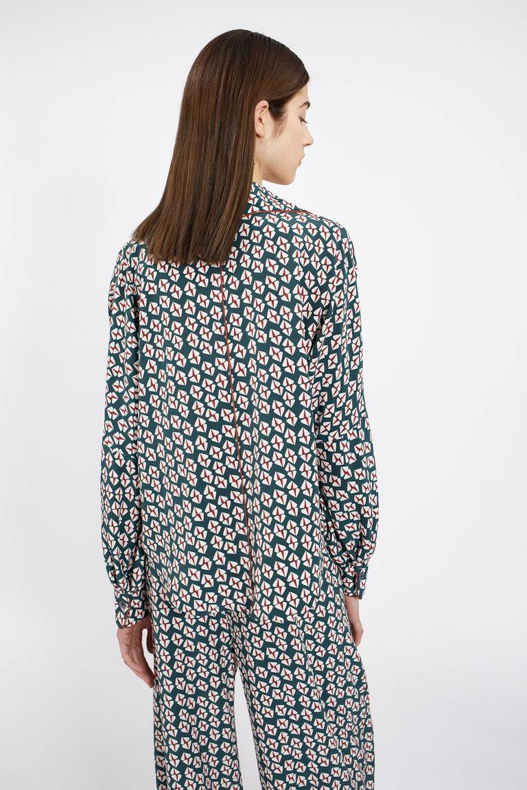 Odeeh Prisms Bluse, Juniper Jubiläumsangebot