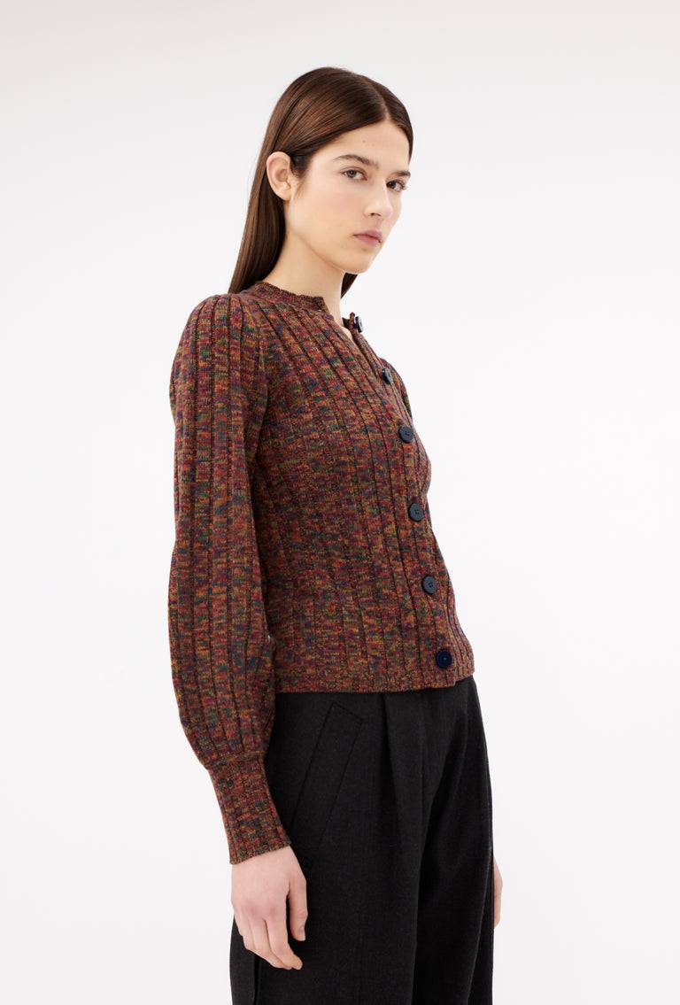 Odeeh Superfine Merino Cardigan, Multicolor Große Rabatte