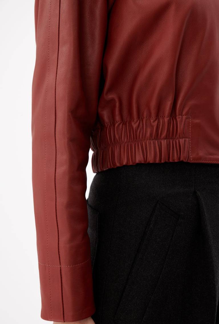 Odeeh Lamb Nappa Jacke , Tizian Red Saisonale Angebote