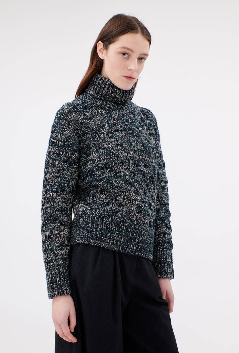 Odeeh Cash-Wool-Mouline Pullover, Juniper Tägliche Deals