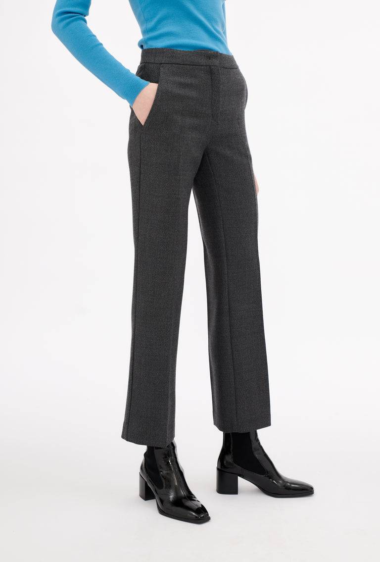 Odeeh Savile Row Wool Pique Hose, Charcoal Bis zu 50% Rabatt