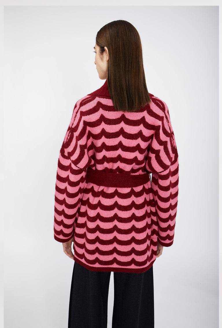 Odeeh Waves Cardigan, Pomegranate Discount Store für neue Produkte